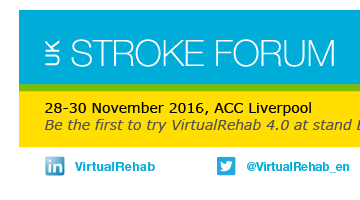 El videojuego terapéutico VirtualRehab en UK Stroke Forum