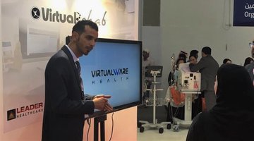 VirtualRehab en Saudi Health Exhibition