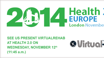 Virtualware asiste a  The Health 2.0 Europe para presentar VirtualRehab con Leap Motion