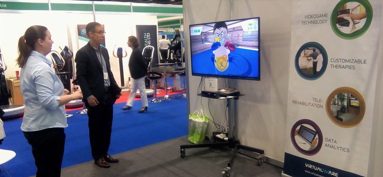 Preview of latest version of VirtualRehab at the Neurological Rehabilitation Expo